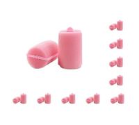 10 set 1 set di bigodini per capelli, colore casuale, bigodini in spugna, bigodini professionali per stilisti, 4 x 7 cm, 6 pezzi