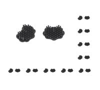 10 set 2 pezzi Cinese Erhu Riduttore di Rumore Pad Suono Filtro Filencer Pad Nero