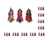 10 set 3 pezzi/set Facile Appeso Halloween Strega Bambole Realistico Durevole Realizzato In Plastica Appeso Horror Strega Figura Strega Figurine AssortedColor