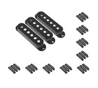 10 set 3 pezzi Single Coil Pickup Cover per ST SQ Chitarra Parti Nero