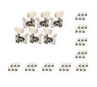 10 set 3R3L Open Gear Classical Folk Guitar String Tuning Pioli Accordatori Chiave di Bloccaggio