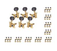 10 set 3R3L String Tuning Peg Tuner Open Oval Button Heads per chitarra folk acustica