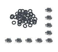 10 set 50x Cornet tromba valvola feltro rondelle pad strumento musicale Acc nero, 18 mm