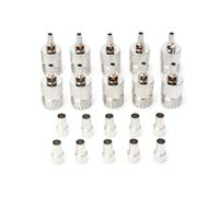 10 Set Adattatore coassiale con connettore RF crimpato jack femmina UHF per 5mm1