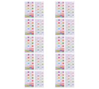 10 Set Adesivi Indice Calendario 2026, Etichette Mensili Autoadesive | Carta Patinata Autoadesiva, Testi Chiari e Colori Distinti, per Raccoglitori, Pagine, Libri e Archiviazione Documenti