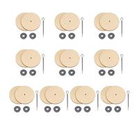 10 Set Bambola Giunto Connettori Cotter Pin Giunti And IN Legno