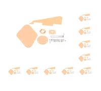 10 set beige battipenna e copertura cavità e piastra selettore, copertura interruttore e staffa chitarra LP