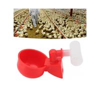 10 Set Chicken Waterer Cups Automatic Filling Prevent Leakage Pigeon Drinking Bowl for Ducks Birds G3/4