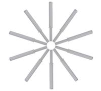 10 Set Chiusura a Spinta per Armadi e Cassetti, Versione H021 | Apertura a Pressione, Ritorno Elastico, Installazione Nascosta, Ferro Magnete Plastica, Casa Hotel