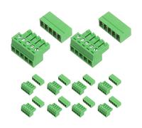 10 Set Connettore a Vite per Terminale PCB Passo 3.81mm 5 Pin Plug