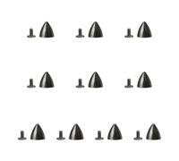 10 Set Cono Spikes Apparecchio Decorazione Spikes Collare Del Cane Per La Pelle E Couture Abbigliamento Abbellimenti Handmade Dei Monili Parte, 6 pointed cones 12x1, come descritto, come descritto