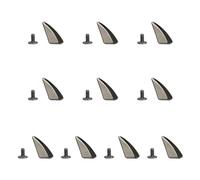 10 Set Cono Spikes Apparecchio Decorazione Spikes Collare Del Cane Per La Pelle E Couture Abbigliamento Abbellimenti Handmade Dei Monili Parte, 10 horns 11x16, come descritto, come descritto