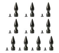 10 Set Cono Spikes Apparecchio Decorazione Spikes Collare Del Cane Per La Pelle E Couture Abbigliamento Abbellimenti Handmade Dei Monili Parte, 23 thick tower 10x35, come descritto, come descritto