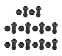 10 set copertura polvere per pinza freno a disco, tappo di polvere per polvere di freno a disco moto lungo la gomma ad alta precisione corta universale per le motociclette