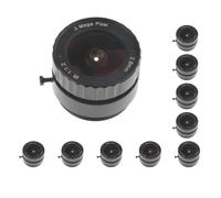 10 set di 1/3 "2.8mm 3 Megapixel F1.2 CS Mount IR Iris fisso Lens per CCTV IP Camera