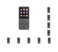 10 set di 1.7 "Schermo MP3 Player Campeggio Jogging Esercizio Portatile Bluetooth Compatibile 5.0 Video Music Speaker con Microfono 32G