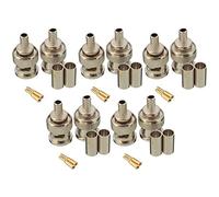 10 set di 3 pezzi BNC RG58 spina a crimpare