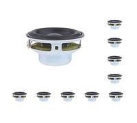 10 set di 40 mm 4 ohm 5 W altoparlante audio a gamma completa, altoparlante rotondo, 16 bobine, bordo in gomma