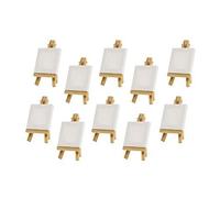 10 Set Di Cavalletti Con Tela 8X8Cm Numeri Da Tavolo Per Matrimonio