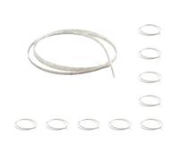 10 set di celluloide per chitarra, basso, ukulele, mandolino, legatura purfling, bianco perla
