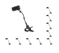 10 set di clip per microfono senza microfono per Erhu Flauto Cucurbit Flauto Performance