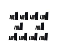 10 Set di Cover per Slot per Scheda di Memoria, 3 Pezzi, Nere, Bianche e Nere, per Console per , di Ricambio, Nere