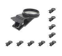 10 set di filtro portatile per obiettivo della fotocamera del cellulare, 37 mm, filtro CPL in vetro ottico
