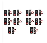 10 set di indicatori LED per batterie per trapani elettrici per batterie al litio da 18 V/101 V, capacità 18650, strumento visivo