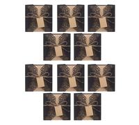 10 set di inviti a forma di ragnatela di Halloween, biglietti d'auguri a