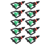 10 Set di Irrigatori per Irrigazione per Piante con Micro Ugelli Rotanti di Tipo G per Serra, Facili da Installare, Rotazione a 360 Gradi, Effetto Nebbia d'Acqua