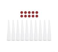 10 set di mastice rosso per risparmiatori, guarnizione per tubi, 10 set di | Si adatta alla maggior parte dei tubi, compatibile con silicone acrilico, design facile da arrotolare