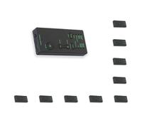 10 set di Miniatura Voice Changer Dispositivo USB Ricaricabile Scheda Audio Plug/Play con 7 Effetti Sonori Sound Mixer Board per Computer Laptop