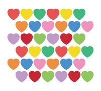 10 set di ritagli di carta a forma di cuore: ritagli di carta a forma di cuore,