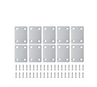 10 set di staffe piatte in acciaio inossidabile for tavoli, sedie, armadi, staffe di fissaggio angolari, riparazione di mobili