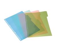 10 Set Divisori Inseribili per Raccoglitori A4, Cartoncino e PP, 26 Fori | Tab Colorate, Riutilizzabili, per Organizzare Fascicoli e Relazioni, Scuola e Preparazione Riunioni Colore Casuale