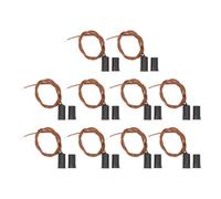 10 Set Interruttore Reed Magnetico, MR-33 DC100V NC Contatti Cablati da Incasso per Porte e Finestre Interruttore Sensore per Sicurezza Domestica e Sistemi di Allarme Antifurto