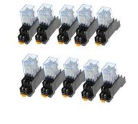 10 set/lotto MY2NJ Bobina Relè Elettromagnetico di Potenza con Base Presa, 8 Pin DC/AC 12V 24V 36V 110V 220V 380V(AC 12V)