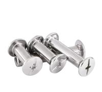 10 set M3 M4 304 in acciaio inossidabile con viti Chicago(8mm(L),OD 4mm (M3))