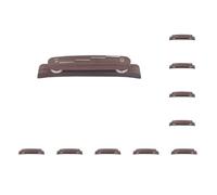 10 set Mandolino Ponte con Base Universale Chitarra Basso Parti di Altezza Regolabile Strumenti a Corda Professionale Concerto Pratica