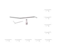 10 set Manovella Maniglia Whammy Braccio Tremolo Bar Struttura in Metallo Fine Lavorazione Leva Vibrato Inserito Strumenti Accessori Attrezzatura Musicale
