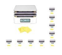 10 Set Mini Piastra Calda Preriscaldamento Stazione Strumento Portatile 65W Stazione Riscaldatore di Saldatura con 3 Spugna