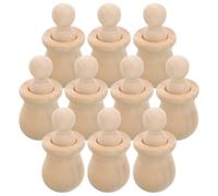 10 Set Miniatura Kit Per Pitturare Il Legno Artigianato Non Finito