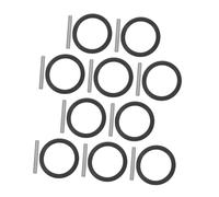 10 Set Perno Chiave Rondella Kit Valvola WC Avvitatore a percussione Anelli di Ritegno for Chiave a Impatto Anelli di Ritegno for Presa di Guida for Rubinetto Esterno Anello di Ritegno Perno for Chiav