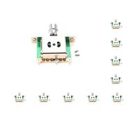 10 set Pickup Interruttore Pratico Installazione Strumento Accessori Regolatore di Livello Sostituito Parte Professionale Manopola Interruttori Argento GN204