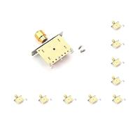 10 set Pickup Switch Dimensioni Compatte Pratico Regolatore di Livello di Installazione Squisito Aggiornato Raccordi Sostituito Parte Attrezzatura Musicale Oro GN203