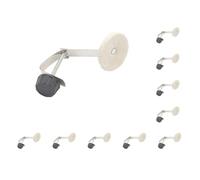 10 set Professionale Elaborato Drum Mute Pads Head Protector Ammortizzatore Compatibile Leggero Percussione Accessorio Resistente all'usura Attrezzature