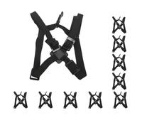 10 set regolabile in nylon tenore sax baritono sassofono imbracatura tracolla nera