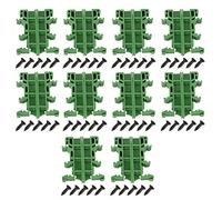 10 Set Staffa PCB,PCB DIN C45 Rail Adattatori Universali Supporto,Montaggio Su 35 mm Guida DIN C45 PCB Circuit Board Supporto Per Il Montaggio Del Binario DIN C45 KPRH-175