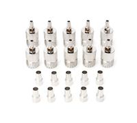10 Set Uhf Femmina Jack SO239 Arricciato RF Connettore Coassiale Adattatore Per