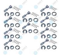 10 Set You.S Ricambio Serratura Cilindro Anteriore Destro per VW Golf IV